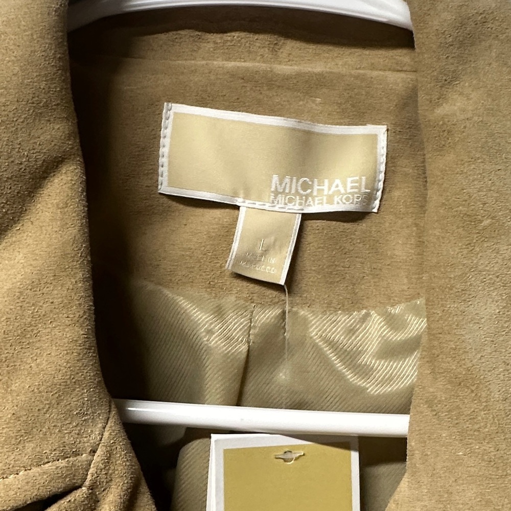 Michael Kors Tan Leather Fringe Jacket - Picture 5 of 13